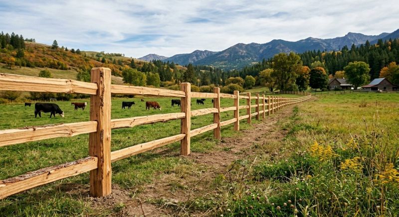 Rail Fence Installation in Pearland, TX